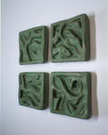 Still Water 2 x 2 - 01 - Ceramic Wall Sculpture