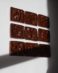 Mottled Stone 3 x 3 - Ceramic Wall Sculpture
