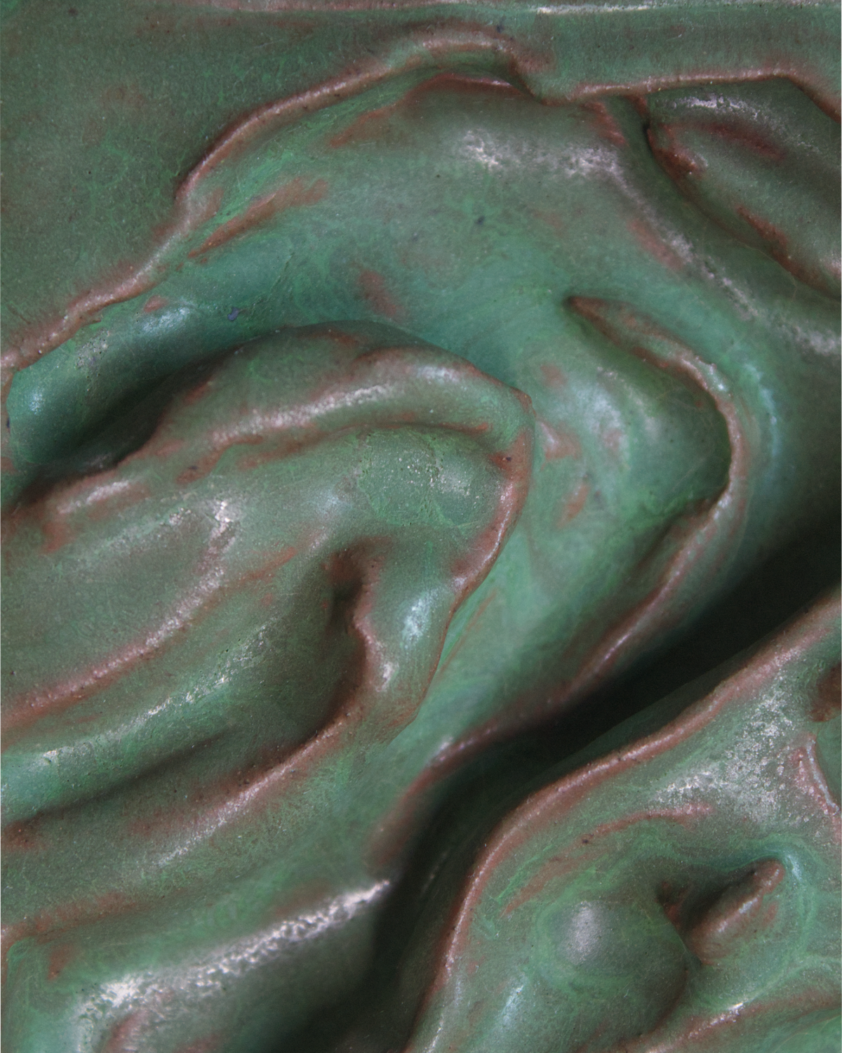 Still Water 3 x 3 - 02 - Ceramic Wall Sculpture