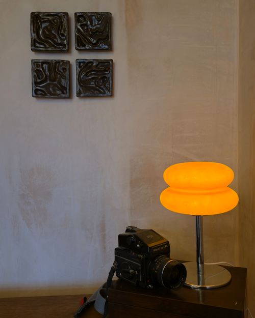 Dark Terroir 2 x 2 - Ceramic Wall Sculpture