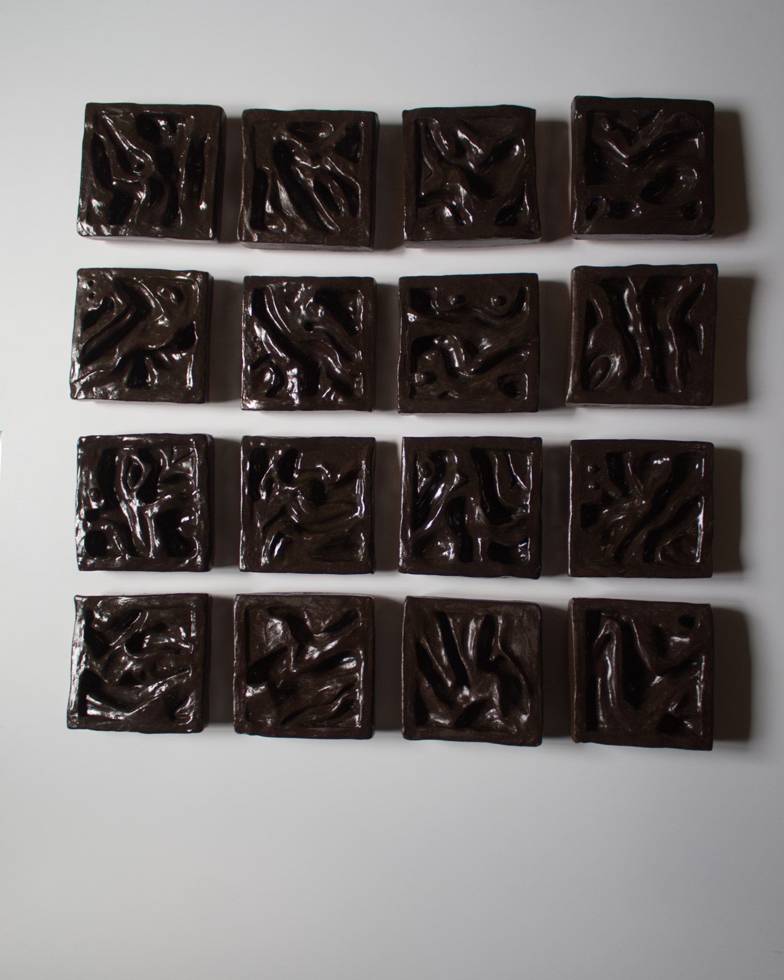 Dark Terroir 4x4 - Ceramic Wall Sculpture