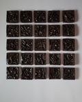 Dark Terroir 5x5 - Ceramic Wall Sculpture