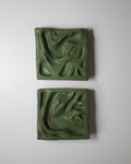 Still Water 1 x 2 - 02 - Ceramic Wall Sculpture