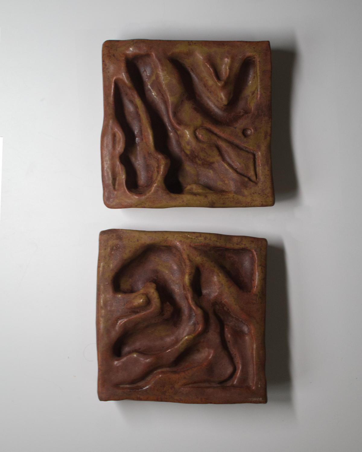 Undergrowth 1 x 2 - Ceramic Wall Sculpture