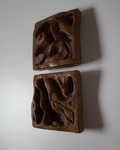 Undergrowth 1 x 2 - Ceramic Wall Sculpture