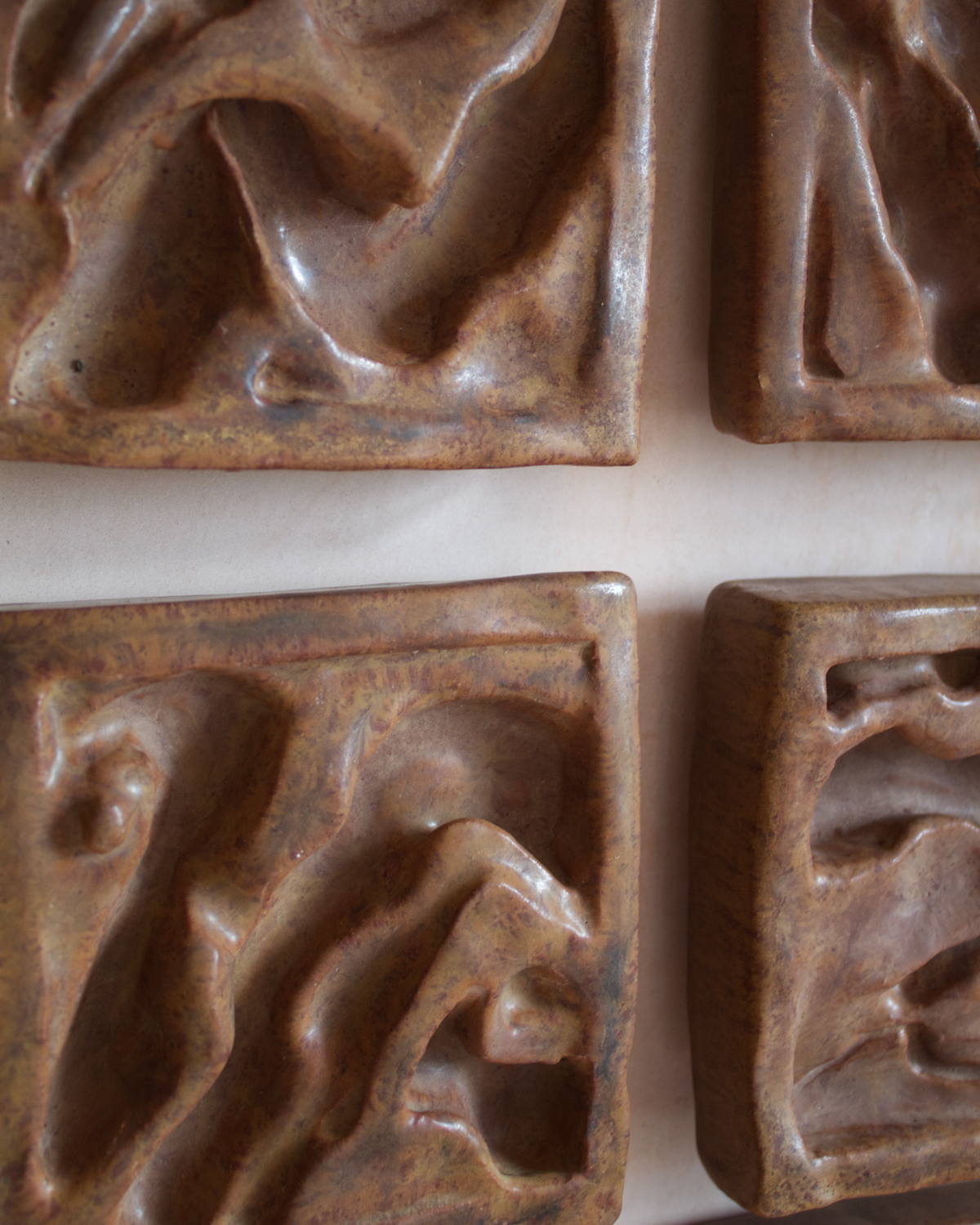 Undergrowth 5x5 - Ceramic Wall Sculpture